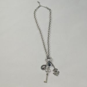 Necklace with key charm